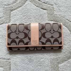Neo Vintage Coach fold long wallet